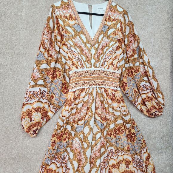 Bohme Astoria Boho Maxi Dress Size Small Goddess - Picture 2 of 8